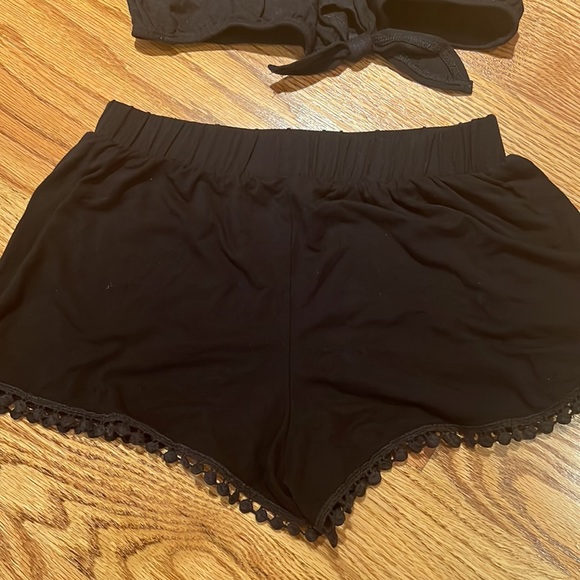 PixieLane matching pomp pom top and shorts can be worn together or separately - Picture 5 of 6